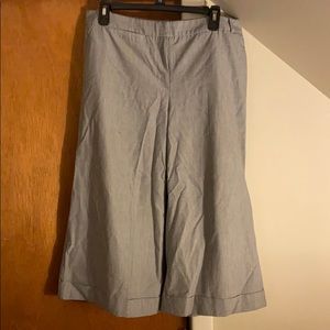 The Limited Gray Cassidy Fit Gaucho pants